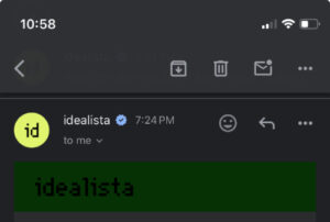 Dark Mode email Idealista