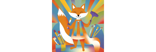 Zorro pintando - Diseño de una campaña de Email Marketing