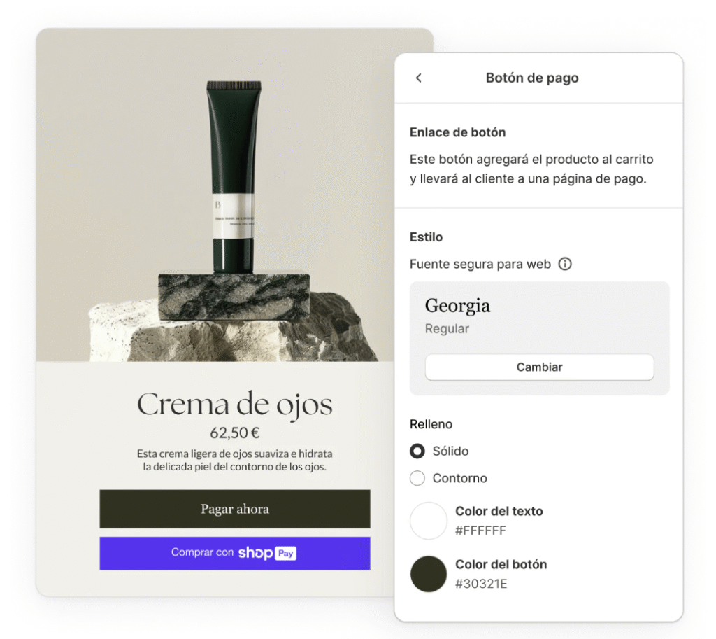 Shopify Email - Ejemplo al crear un template Shopify Email - Ejemplo al crear un template