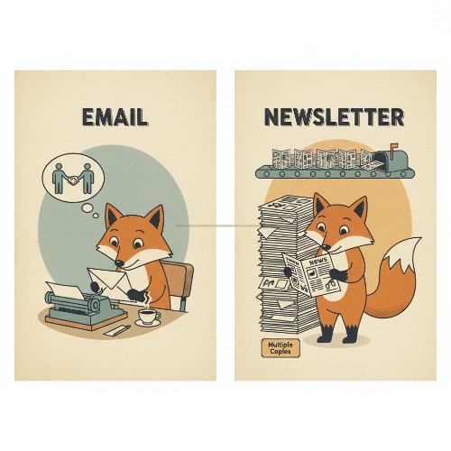 Diferencia entre email y newsletter