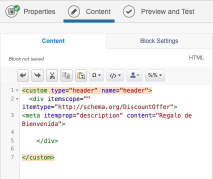 Añadir el código de las Gmail Annotations en Salesforce Marketing Cloud